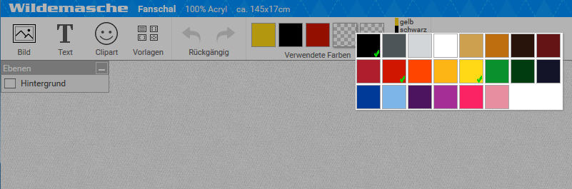 Online Designer Farben wählen